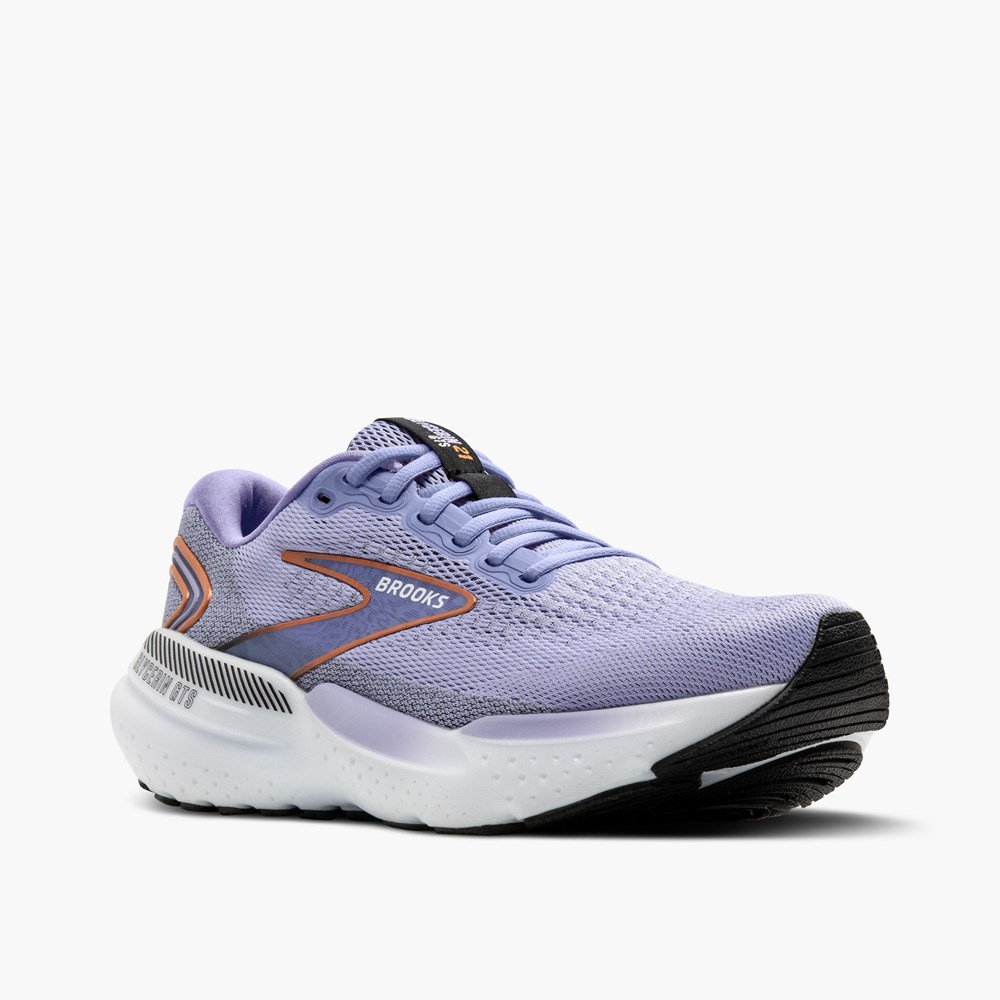 Lavender / Black / Copper Women Brooks Glycerin GTS 21 Support Running Shoes | GTAD92174