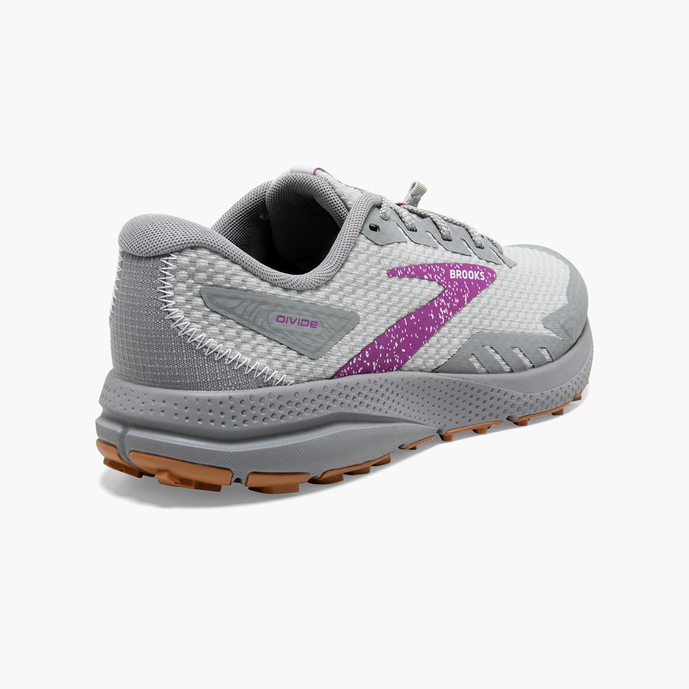 Lemon / Black Women Brooks Light Trail Divide 4 Trail Running Shoes | GOHP49876