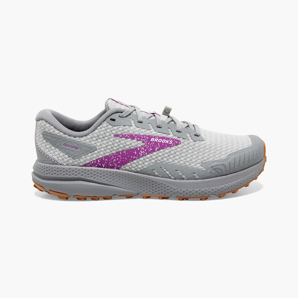 Lemon / Black Women Brooks Light Trail Divide 4 Trail Running Shoes | GOHP49876