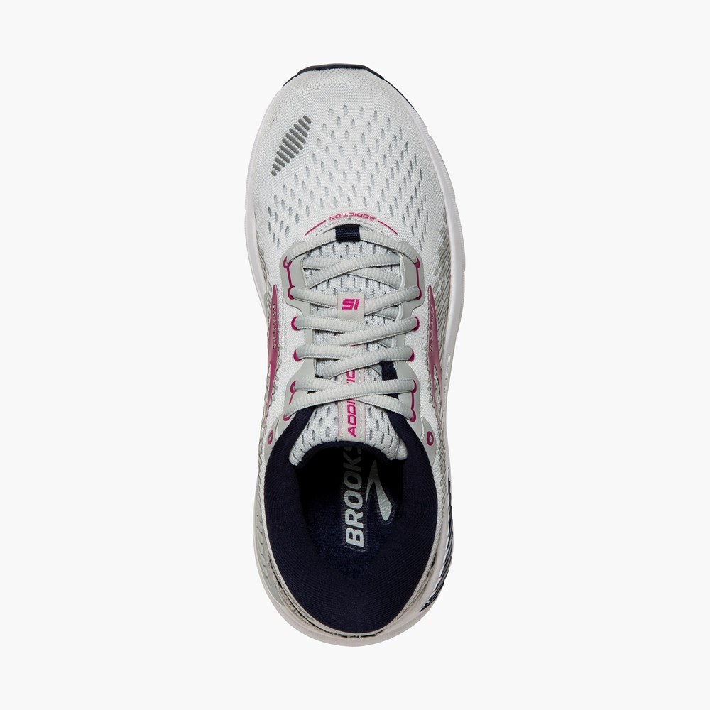 Navy / Purple Rose Women Brooks Addiction 15 Road Running Shoes | NKVH91438