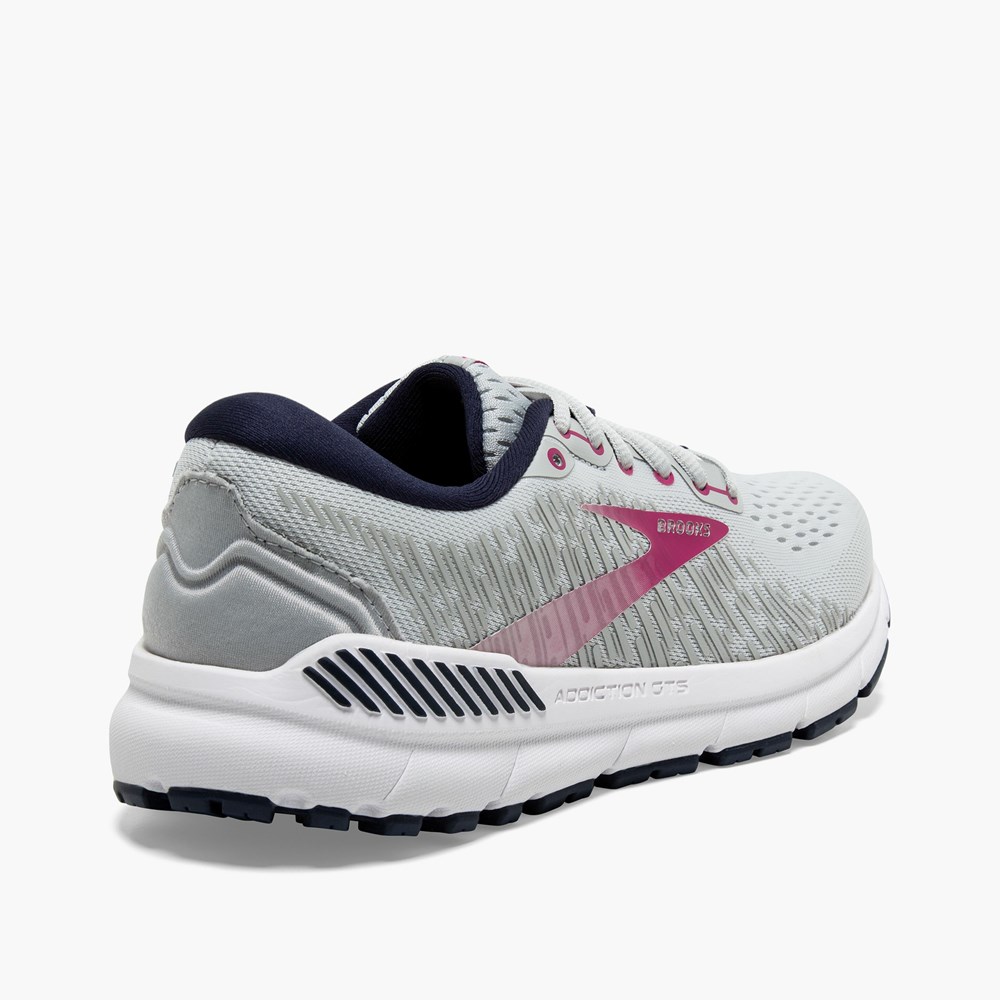 Navy / Purple Rose Women Brooks Addiction 15 Running Shoes | EGUP97306