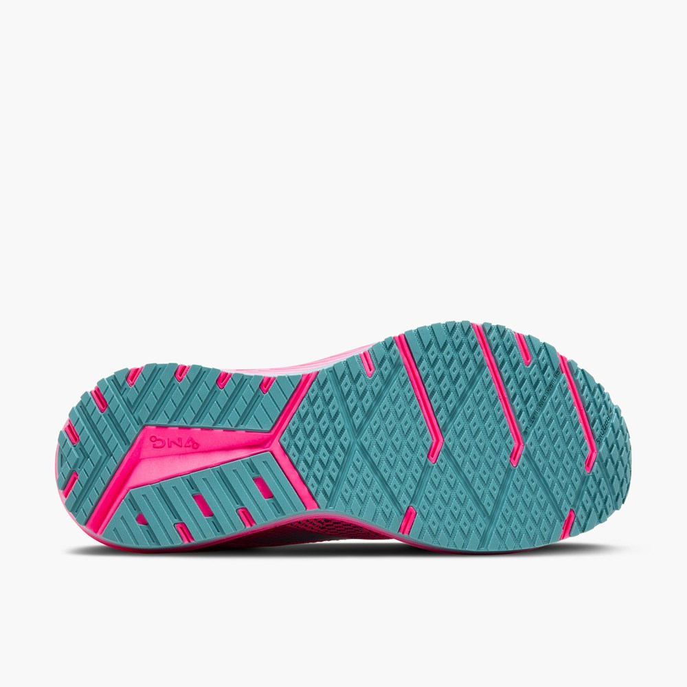 Pink / Black / Light Turquoise Women Brooks Revel 7 Road Running Shoes | ESVX63095