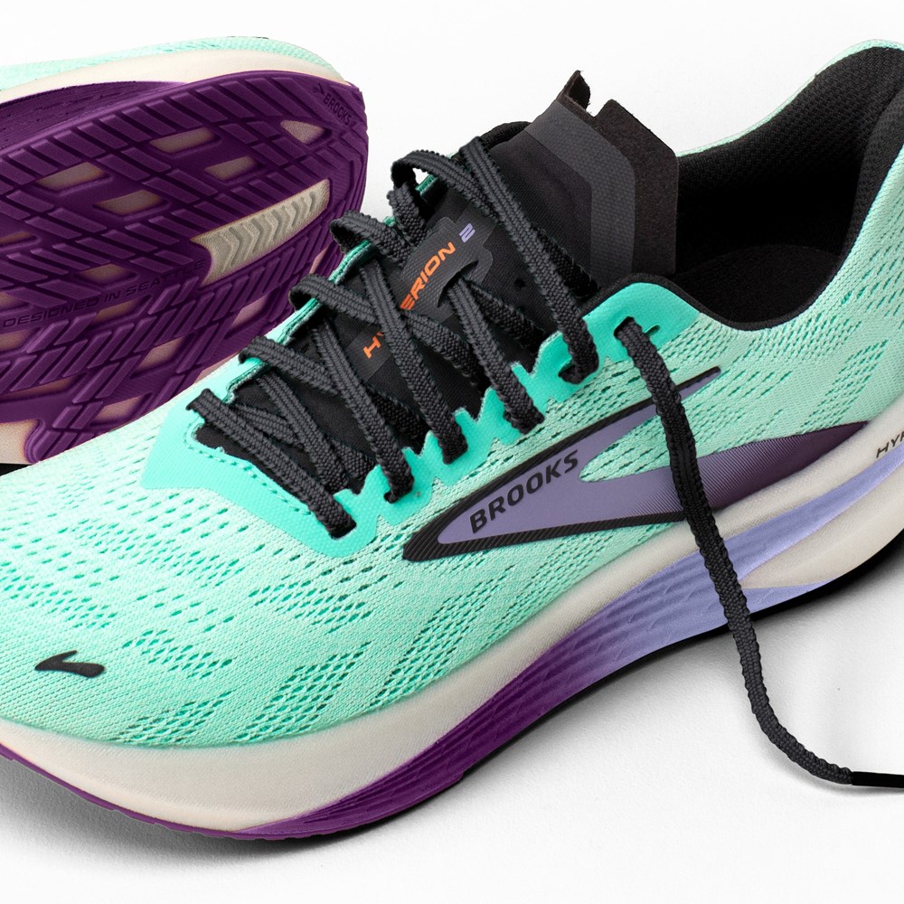 Purple / Lavender Women Brooks Hyperion 2 Running Shoes | LXGM61048