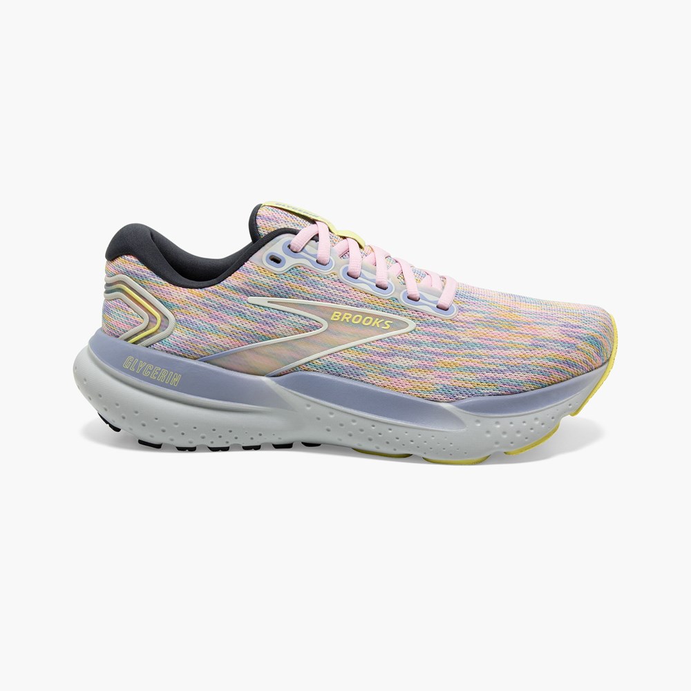 White Women Brooks Glycerin 21 Running Shoes | AZMO47501