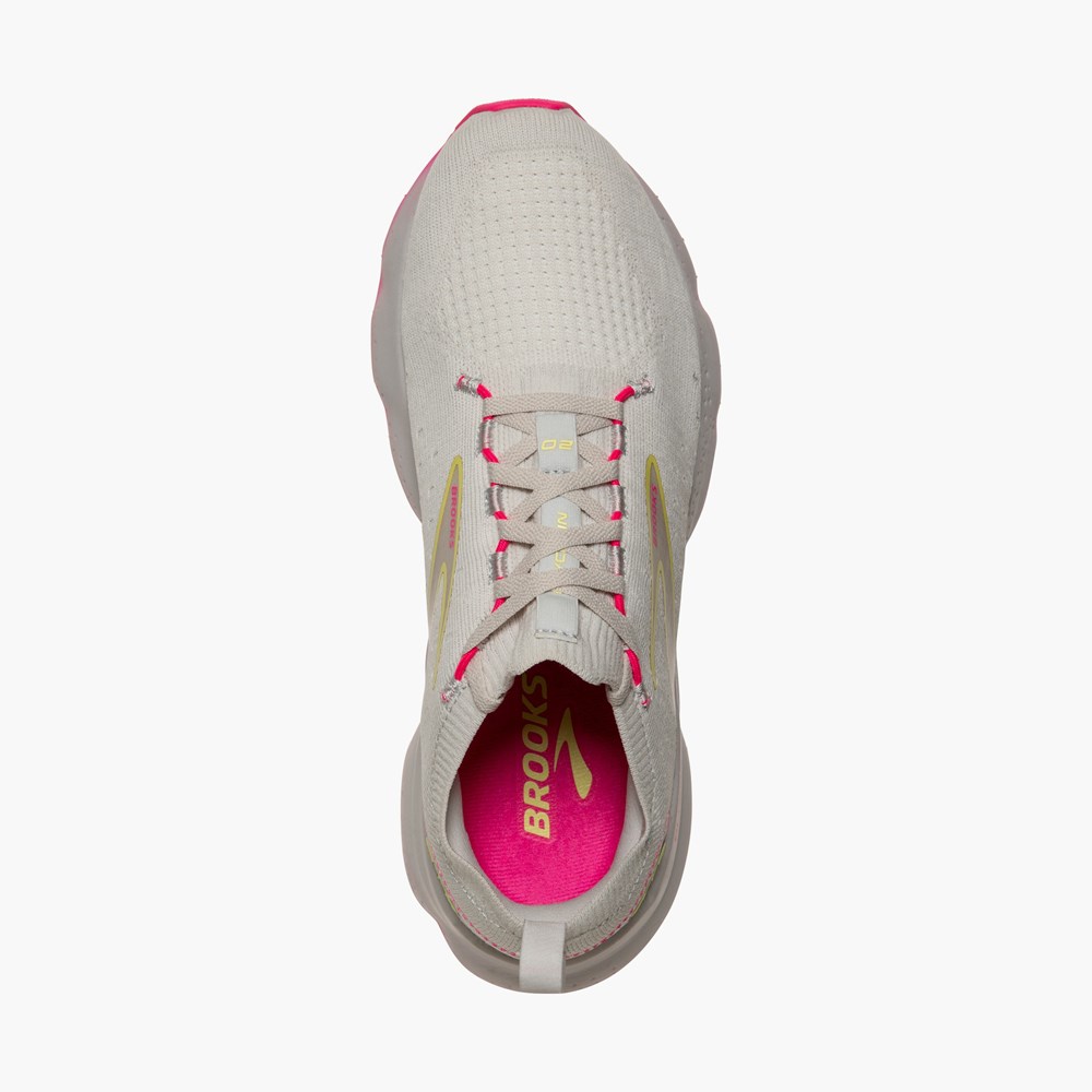 White Women Brooks Glycerin StealthFit 20 Running Shoes | YHEF85246