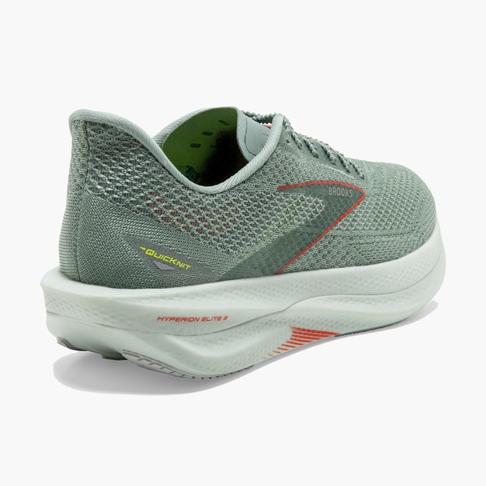 White Women Brooks Hyperion Elite 3 Road Running Shoes | AFBP29041