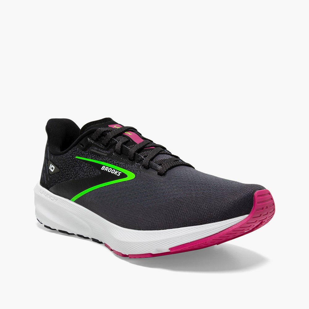 White Women Brooks Launch 10 Road Running Shoes | ULPD08721