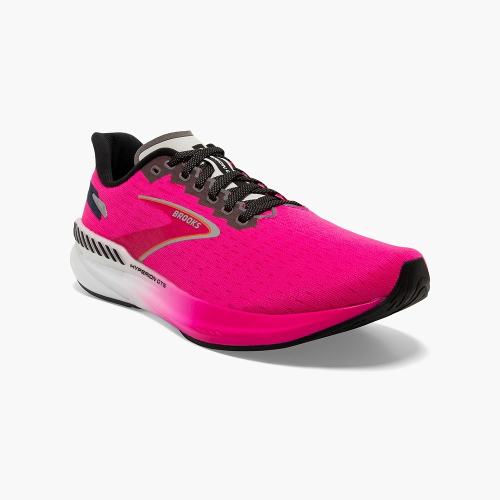 White Women Brooks Speed Support Hyperion GTS Running Shoes | UZPQ54817