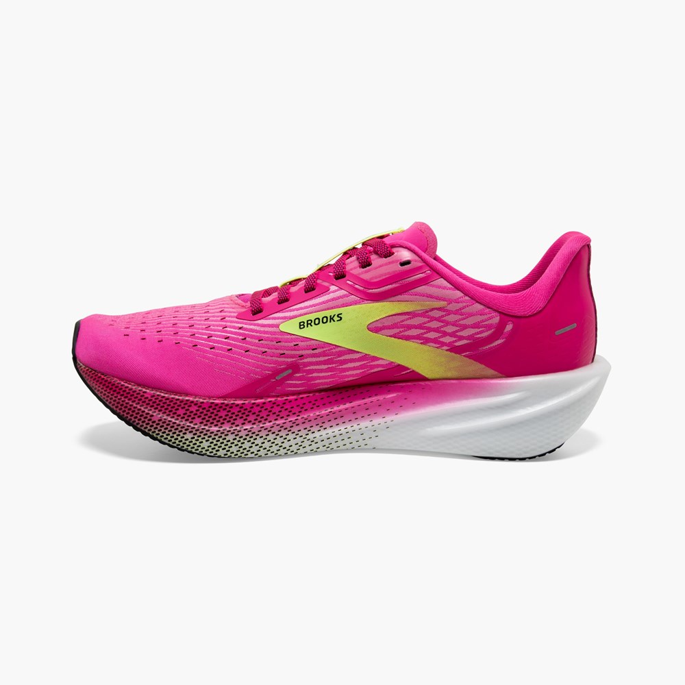 White / Black Women Brooks Hyperion Max Running Shoes | CNVA28946