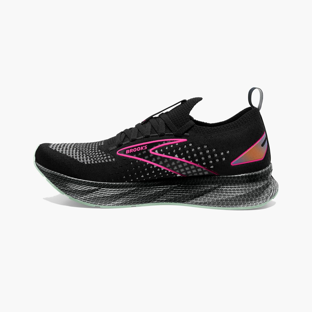 White / Black Women Brooks Levitate StealthFit 6 Road Running Shoes | NJIW63059